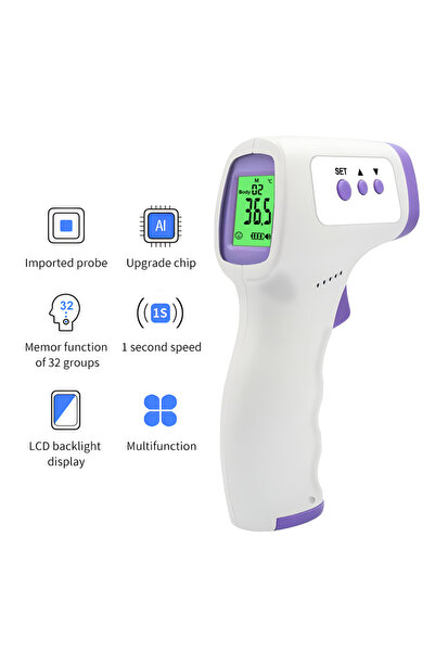 Choice Only thermometer Home Infrared Forehead Thermometer Backlit Digital No...