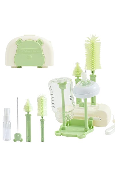 FUSACONY Periute biberoane, Set 7-in-1, Curatare igienica, Silicon BPA-Free, ...