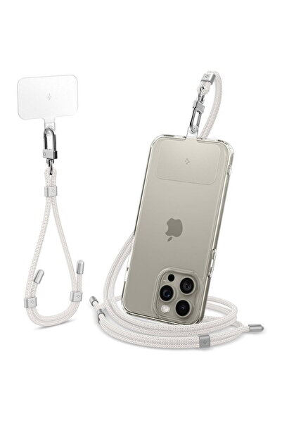 Spigen Snur pentru Smartphone, 220 - 790mm - - Pearl White