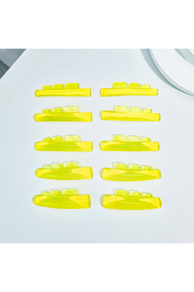 Choice Yellow Lomansa 5 Pairs Reusable Silicone Eyelash Perm Pads Sticky Lash...