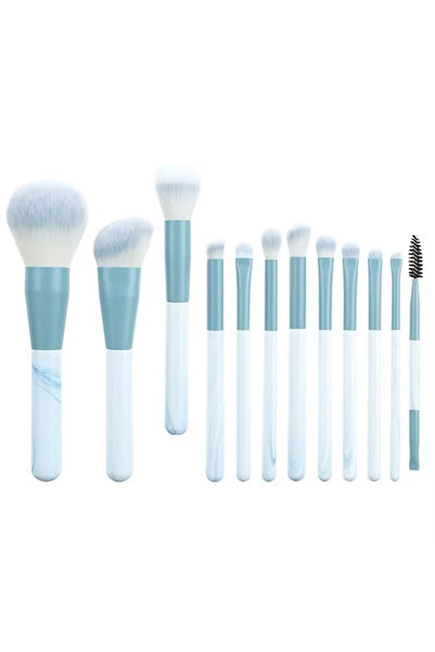 Choice فرشاة مكياج احترافية زرقاء 12 بوصة، ناعمة وقابلة للحمل، فرشاة مكياج لك...