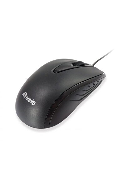 EQUIP Știri optice USB Compact USB OPTIC NEGRU 1000 DPI