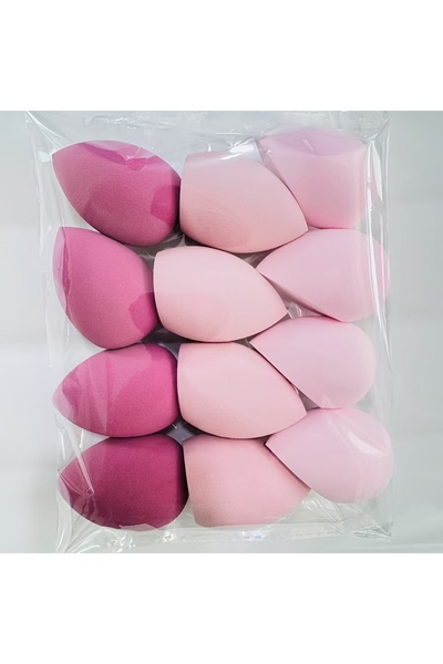 Choice 12 قطعة إسفنجة - خالية من اللاتكس، استخدام مزدوج للسوائل/الكريمات/المس...