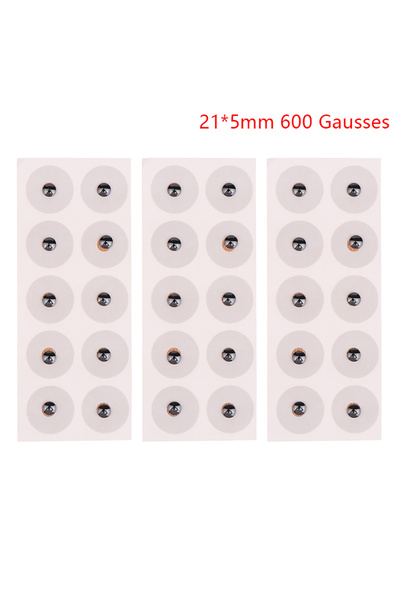 Choice4 30 قطعة من رقعة التدليك المغناطيسية 600 غاوس، 10 قطع/صفائح 600/3000 غ...