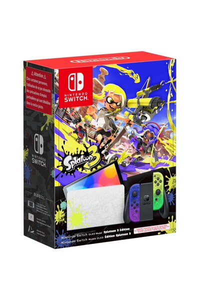 Nintendo Switch OLED 64GB Splatoon 3 Ediție Specială