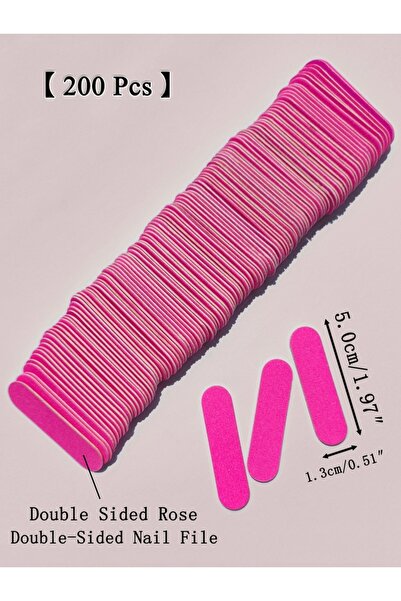 Choice (روز-روز) 200 قطعة 15/30/50/100/200 قطعة مبرد أظافر صغير مزدوج الجوانب...