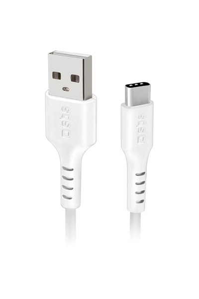 SBS Cablu TECABLEMICROC15W USB-A - USB-C 1,5 m - Alb