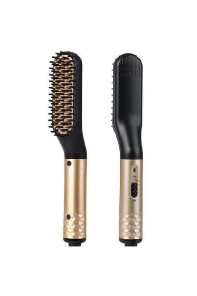 Choice EU Gold Professional 2 In 1 Portable Electric Straightening Hot Hair P...