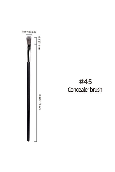 Choice فرشاة مكياج سيفورا 45، فرشاة كونسيلر، ألياف ناعمة، خشب صلب، تصميم احتر...