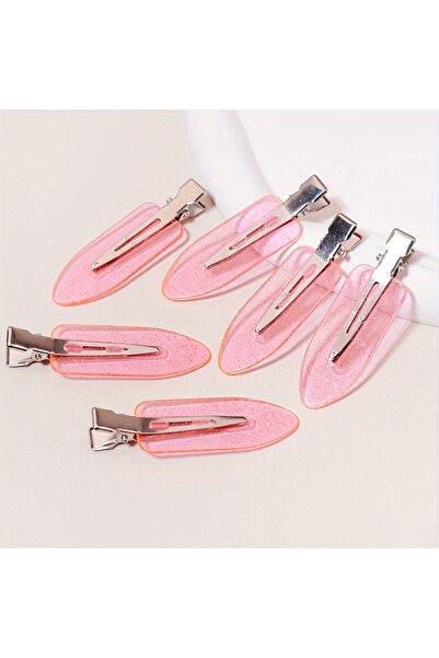 Choice مجموعة من 6 قطع من مشابك الشعر الحمراء غير الملحومة بدون انحناءات، مع ...