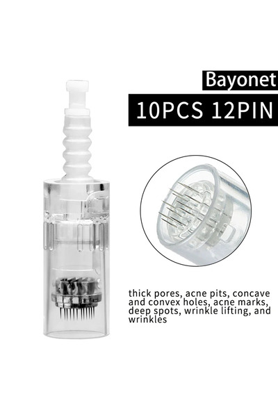 Choice 10 pcs Bayonet 12pin 10/50pcs Dr. Imp Pen Needle Cartridges Bayonet 9/...