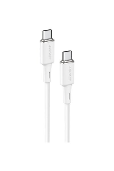 Acefast C2-03-Tip-C la Tip-C 60W 3A 1.2m Alb