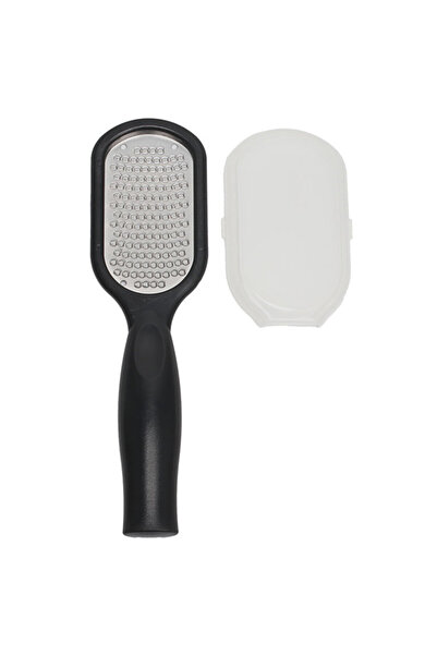 Choice قطعة واحدة سوداء، مبرد قدم احترافي من الفولاذ المقاوم للصدأ، مزيل للجل...