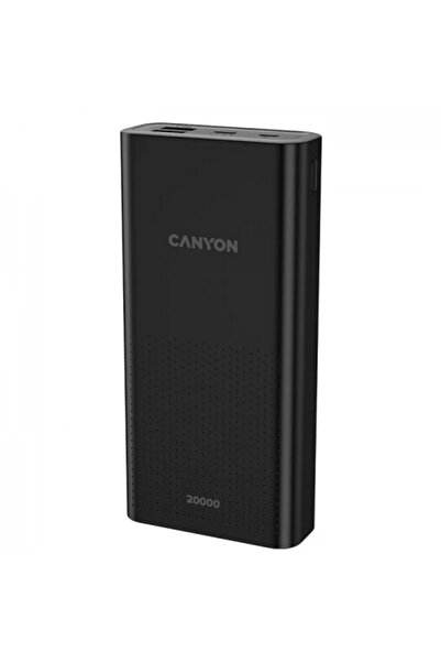 CANYON PB-2001, 20000mAh, 2x USB, Negru
