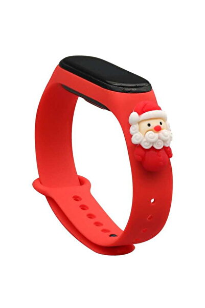 OEM Curea Xmas pentru Xiaomi Mi Band 6 / Mi Band 5 Christmas Santa Rosie