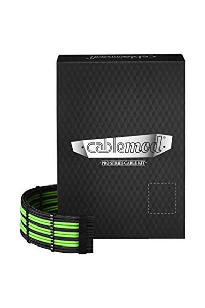 CableMod Kit PRO Seria C RMi,RMx negru/verde - ModMesh