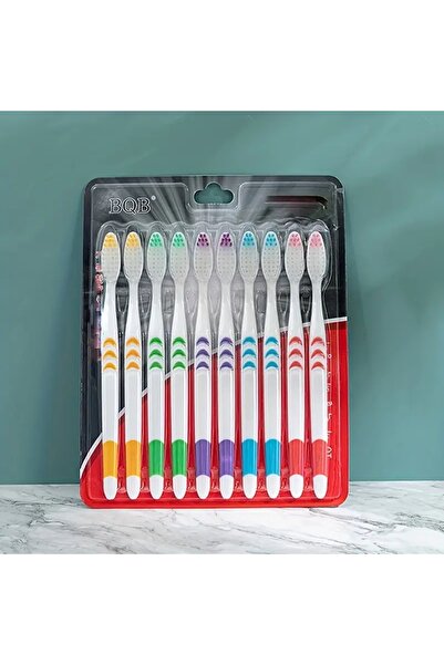 Choice Ivory 10pcs Double Ultra Soft Toothbrush, Bamboo Charcoal NanoToothbru...