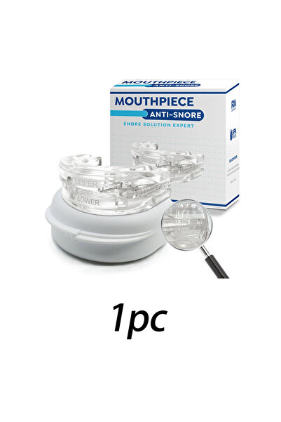 Choice قطعة واحدة من واقي الفم المصنوع من السيليكون المضاد للشخير، لعلاج صرير...