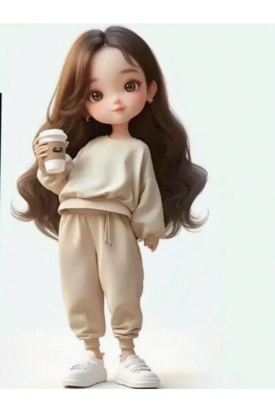 Choice F The Cool Design of the Casual Girl Keychain Is Perfect for Decoratin...