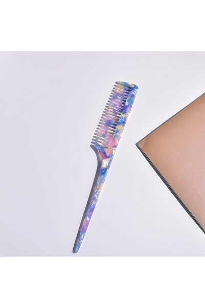 Choice bluest 1PC multi-colored acetic acid portable tip tail comb for variou...