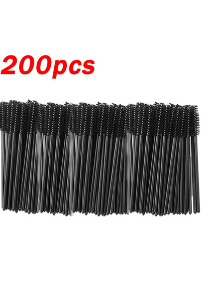 Choice Black-200Pcs Black Eyebrow Perm Makeup Brush Disposable Eyelash Extens...