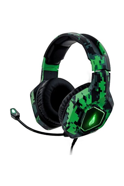 Verbatim Cablu USB SureFire Skirmish cu mufă de 3,5 mm, verde camuflat