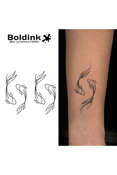 Choice B032-0810M Pisces Temporary Tattoo,Lasts To 15 Days New Technology Mag...