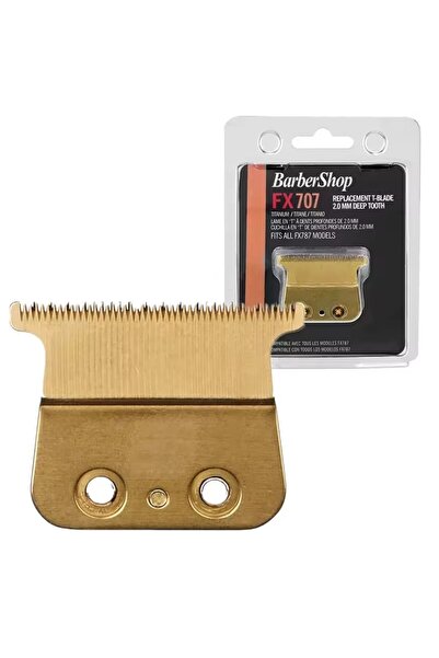 Choice شفرة بديلة احترافية من بلاك باربرشوب FX707 جولد ميتال تي-بليد لماكينات...