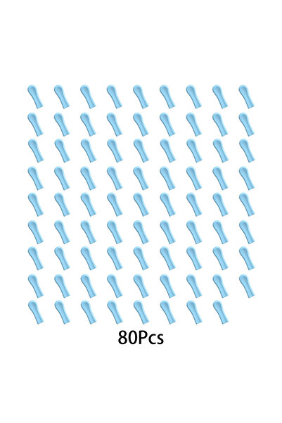 Choice ٨٠ قطعة من رؤوس ملاعق الأذن المصنوعة من السيليكون، ملعقة إزالة شمع الأ...