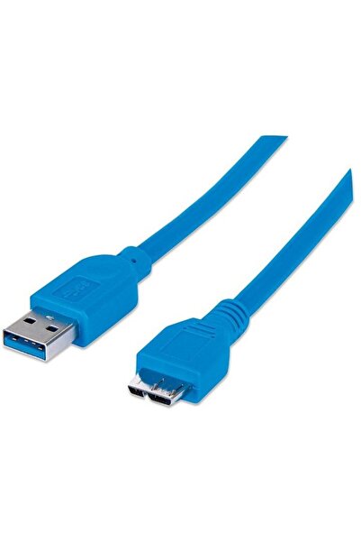 Techly Cablu SuperSpeed ​​USB 3.0, mufă A mascul la mufă micro-B mascul, 50 c...
