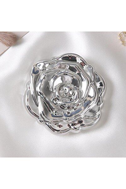 Choice Silver 1PCS Portable Mini Mirror Retro Rose Flower Small Pocket Makeup...