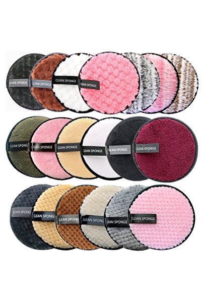 Choice Mix color 5 pcs 5Pcs Reusable Makeup Remover Cotton Wipes Microfiber S...