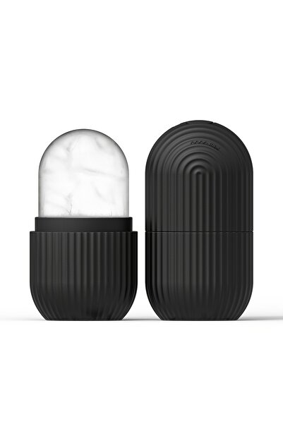 Choice مدلك الوجه والعينين بأسطوانة ثلجية من السيليكون الأسود - عناية طبيعية ...