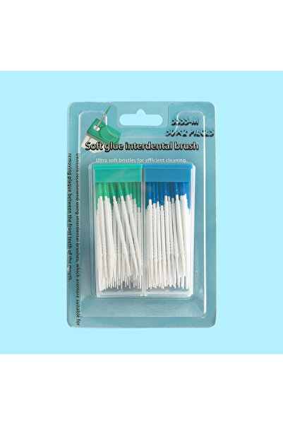 Choice فرشاة أسنان سيليكونية بين الأسنان من جي جي، 100 قطعة/عبوة، فرشاة أسنان...