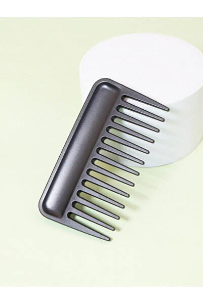 Choice مشط DCduanxingkuan-hei قطعة واحدة، قصير، مستطيل، واسع الأسنان، مشط بلا...