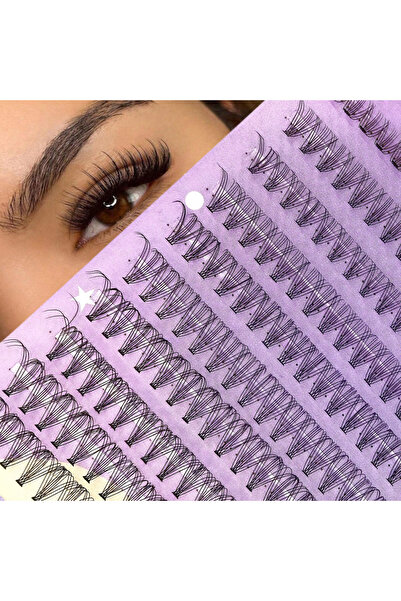 Choice مجموعة وصلات الرموش الصناعية MIX D 10D DOUBLE Volume [انحناء D] 200 مج...