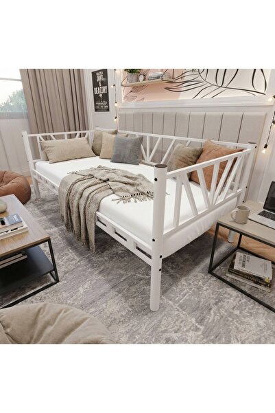 Mobilya Dükkanım Smyrna Metal Daybed 90x190 Sedir Koltuk
