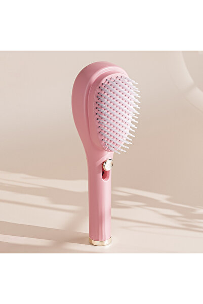 Choice مشط شعر سحري قابل للسحب، لون وردي، قطعة واحدة - فرشاة مضادة للكهرباء ا...