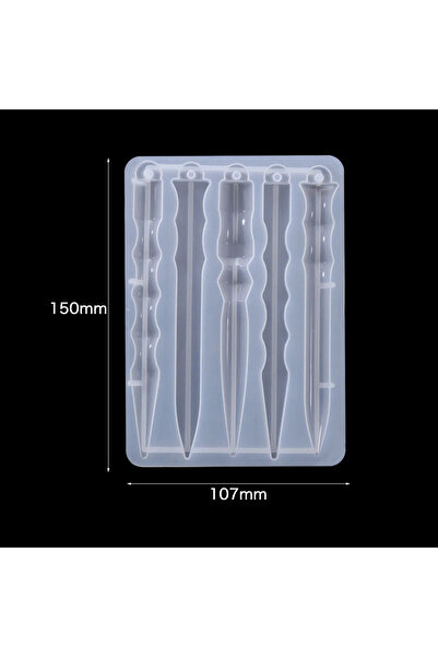 Choice 1PC-A Unique Resin Keychain Pendant Mold with Self Defense Design Sili...