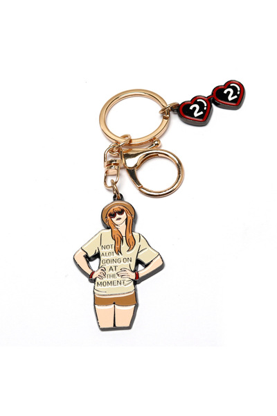 Choice 1 Star Singer Pendant Keychain Taylor 1989 Fans Collect Guitar Pendant...