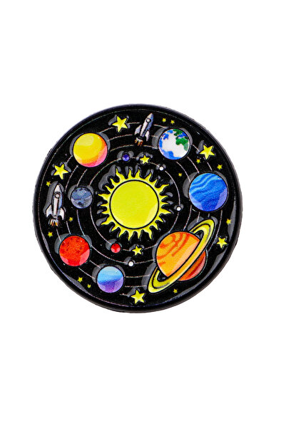 Choice 8 Astronaut Planet Brooches For Women Cat Quotes Enamel Pin Metal Badg...
