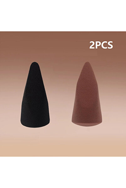 Choice1 Multicolor 1/2Pcs Precision Makeup Sponge Black Brown Wet And Dry Use...