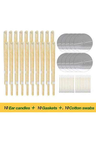 Choice مجموعة شموع أذن مكونة من 30 قطعة، 30 شمعة أذن على شكل قرن (5 شموع أذن ...