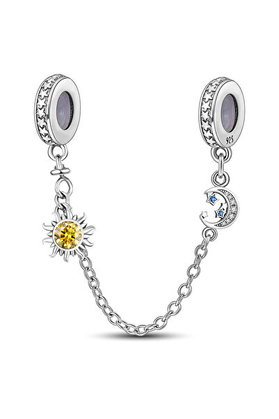 Choice TCE0419B14 925 Sterling Silver Cute Star Moon Series Charms Beads Fit ...