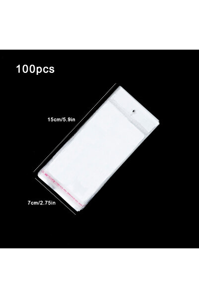 Choice style4 100pcs Transparent Self Adhesive Bag Plastic Hanging Opp Pouche...