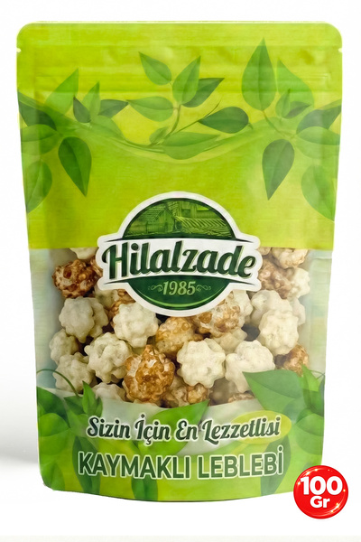 Hilalzade Lüks Kaymaklı leblebi Lezzetli yeni mahsül kaymak kaplı 100 Gr