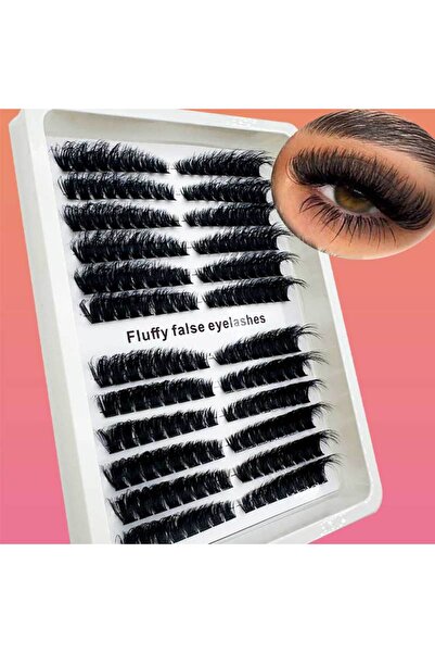 Choice MIX 0.07mm dd 12-Row DD 5D Fluffy Lash Clusters, 10-18 mm mixed length...