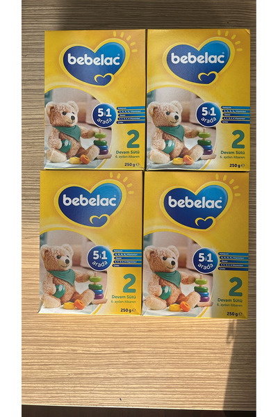 Bebelac 2 Devam Sütü 6-9 Ay 250 Gr x4 Adet (1000 Gr)