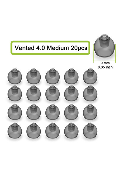 Choice1 Medium 20 pcs for Phonak Vented 4.0 Hearing Aid Domes,Hearing Aids Do...