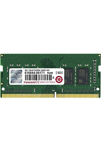 Transcend 8GB DDR4 2400Mhz SO-DIMM 1Rx8 1Gx8 CL17 1.2V